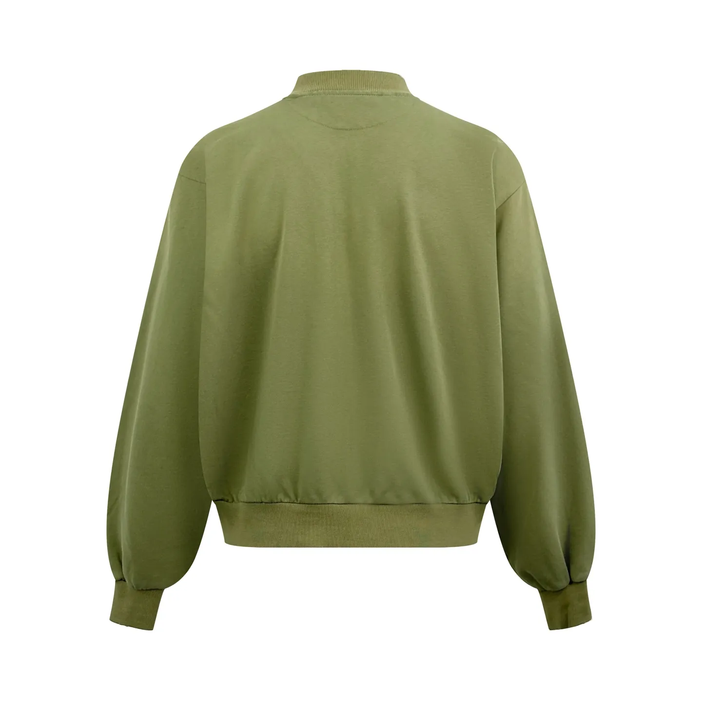 Acne Studios spray-painted distressed logo baseball collar jacket, custom-ordered soft velvet fleece cotton, crisp and smooth, skin-friendly and soft, olive green like mist between pine trees, matte matte surface flowing with warm and luxurious light, showing high-end restrained texture. Classic baseball collar zipper jacket has a neat and elegant silhouette, dropped shoulder tailoring for stretch and casualness, densely woven ribbing to show craftsmanship details, Acne Studios logo printing on the chest, engraving the brand heritage with Retro sports aesthetics Unobtrusive yet recognizable, it combines the Nordic minimalist style with the Retro sports style. It is low-key and elegant, with its own aura. Process 1: Using glue printing technology. The chest printing has been modified three times with the film screen. Use glue liquid paint to print the pattern on the fabric. Bake the fabric to fix the printed pattern. Technique 2: Gradient distressed spray-on process. By spraying dyes of different colors on the surface of the fabric, the clothes can show rich color changes under different lights and increase the visual layering. Process 3: Many parts of the body of the garment are worn by pure manual regular positioning and manual brushing. Texture and depth are added to the surface of the clothing to imitate the texture of natural wear. Process 4: The fabrics are fermented and washed for a better hand feel. Not easy to deform, not easy to shrink, not easy to fade, and maintain long-term beauty. Accessories: Customized 1:1 Acne zipper Customized 1:1 Acne trademark Version: Loose version Size: S M L XL Style number: CC